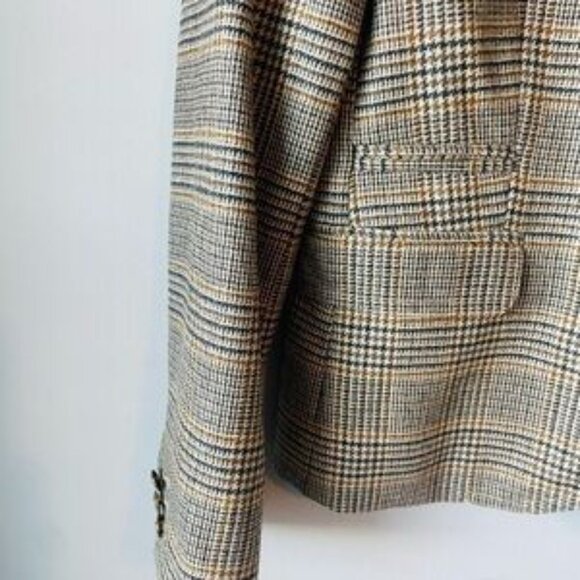 J. Crew Collection Wool Blazer Prince of Wales RARE NWT - Picture 3 of 12